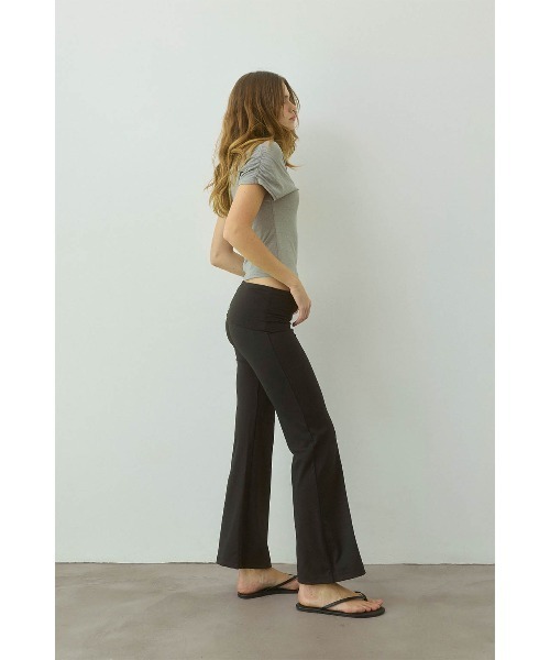 ALEXIA STAM（アリシアスタン） パンツ Turn-up Waist Flared Pants