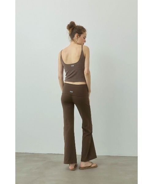 ALEXIA STAM ターンアップウエストパンツ ALEXIA STAM（アリシアスタン） パンツ Turn-up Waist Flared Pants