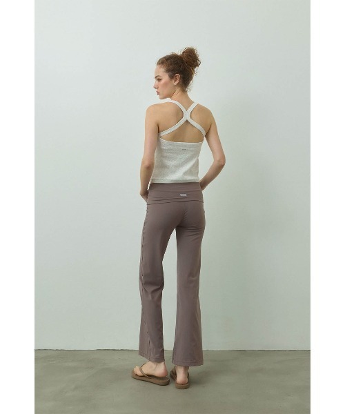 ALEXIA STAM（アリシアスタン） パンツ Turn-up Waist Flared Pants