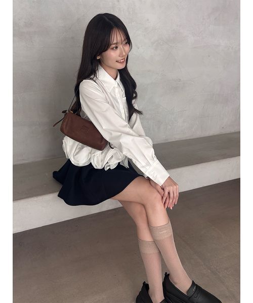 「SNIDEL」 長袖シャツ F ブルー レディース_画像5