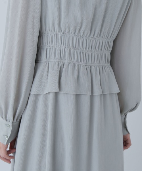 「NATURAL BEAUTY BASIC」 長袖ワンピース MEDIUM ラベンダー レディース_画像7
