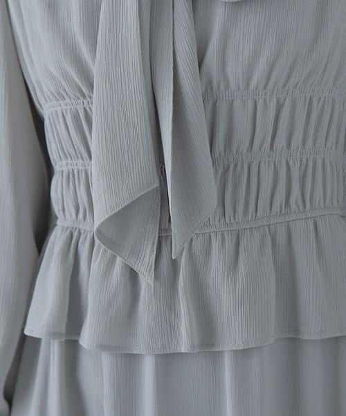 「NATURAL BEAUTY BASIC」 長袖ワンピース MEDIUM ラベンダー レディース_画像9