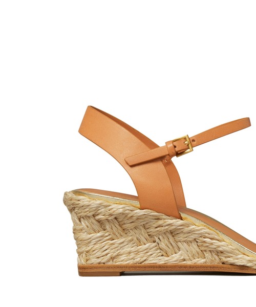 「TORY BURCH」 ヒールサンダル 25.5cm ゴールド レディース_画像4