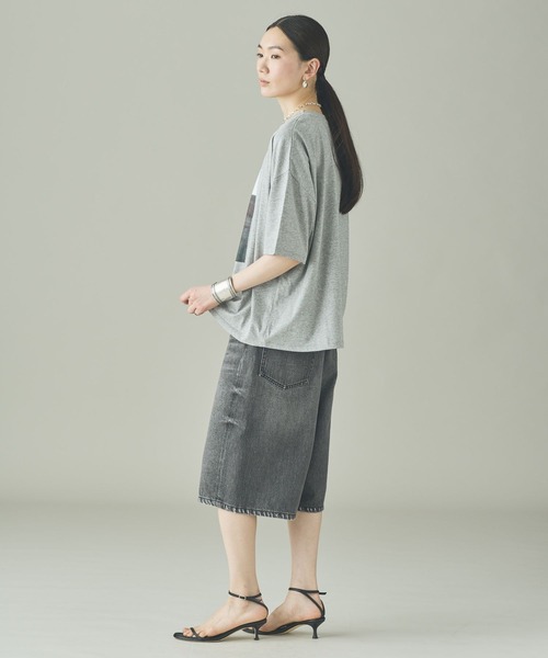 「Curensology」 半袖Tシャツ FREE クリーム レディース_画像4
