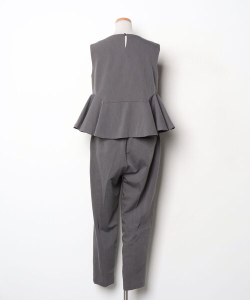 「DRESS LAB」 セットアップ L グレー レディース_画像2