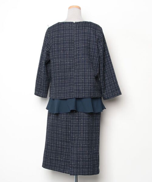 「DRESS LAB」 セットアップ L ネイビー レディース_画像2