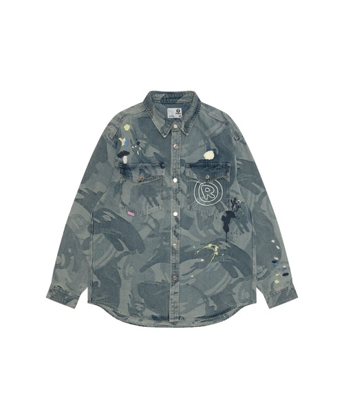 はま  エイプ 長袖シャツ AAPE BY A BATHING APE（エーエイプバイアベイシングエイプ） シャツ