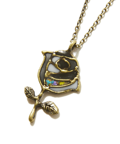 rehacer（レアセル） ネックレス : Stained glass Rose Necklace Made