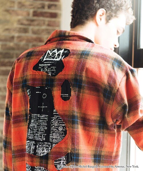 シャツ Basquiat check SH メンズ レディース