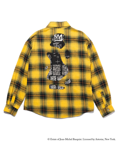 シャツ Basquiat check SH メンズ レディース_5