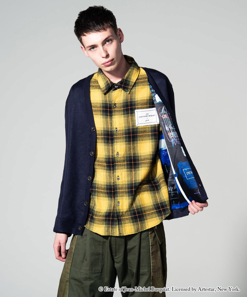 シャツ Basquiat check SH メンズ レディース_9