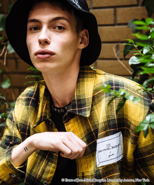 シャツ Basquiat check SH メンズ レディース_12
