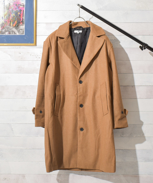 zoo 　Aga チェスターコート size9 未使用品　定価¥42000 ARCHIVER チェスターコート コート 「Sa」「it」メルトンウールBIG