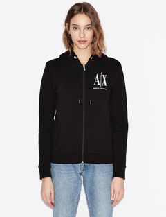 ARMANI EXCHANGE レディースパーカーの商品一覧|トップス ショッピング純正 【A|Xアルマーニ エクスチェンジ】ネオプレン ジップアップパーカ パーカー