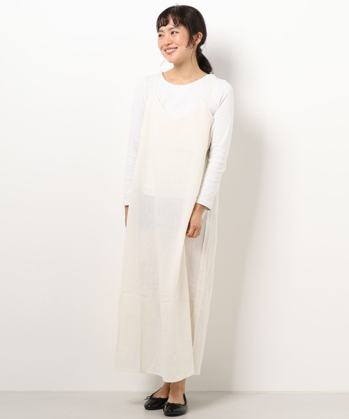 ワンピース マキシ丈麻ライクvネックロングキャミワンピース Zozotown Paypayモール店 通販 Paypayモール