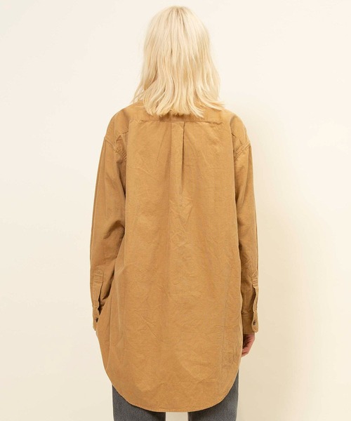 ブラウス シャツ 「Attick by Johnbull」ロングシャツ レディース メンズ Attick by johnbull ブラウス シャツ 「Attick Johnbull」ロング