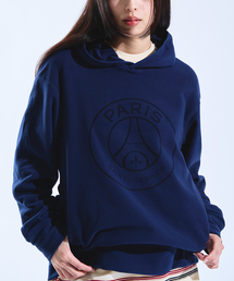 パリ・サンジェルマン テックフリース フルジップパーカー Lサイズ ネイビー PSG ナイキ テック フリース 24/25 パーカー - ブルー
