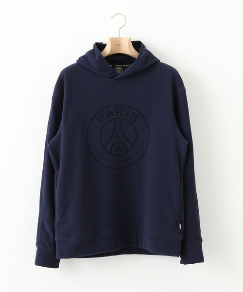 パリ・サンジェルマン テックフリース フルジップパーカー Lサイズ ネイビー PSG ナイキ テック フリース 24/25 パーカー - ブルー