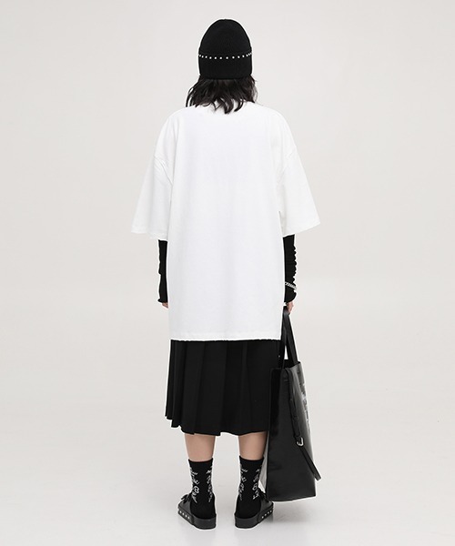 MASONPRINCE tシャツ オーバーサイズフロントロゴ＆808プリントT