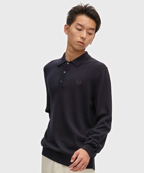 FRED PERRY（フレッドペリー） ポロシャツ Classic Knitted Long
