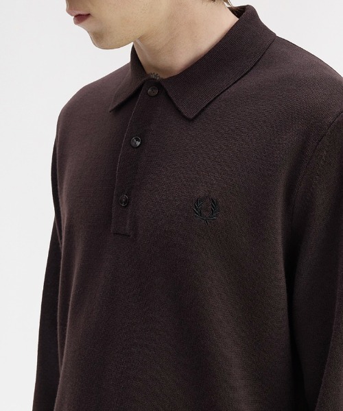 FRED PERRY（フレッドペリー） ポロシャツ Classic Knitted Long