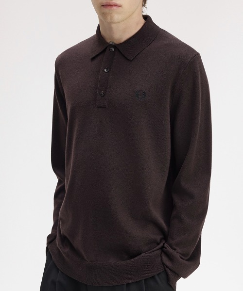 FRED PERRY（フレッドペリー） ポロシャツ Classic Knitted Long
