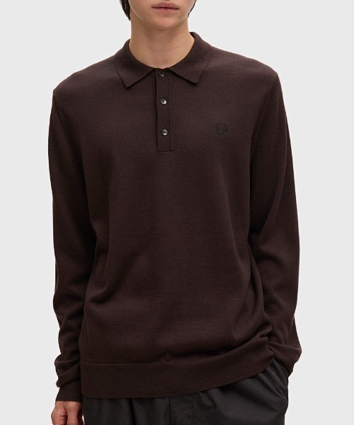 FRED PERRY（フレッドペリー） ポロシャツ Classic Knitted Long
