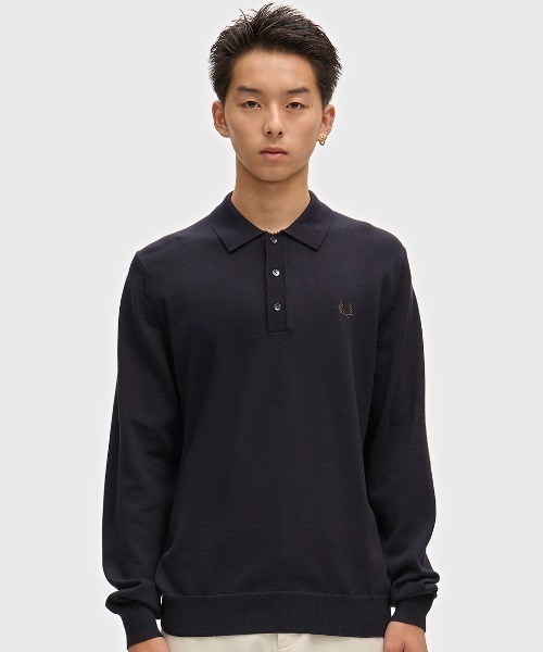 FRED PERRY（フレッドペリー） ポロシャツ Classic Knitted Long