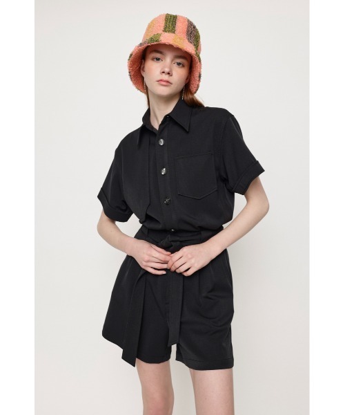 SLY（スライ） サロペット オーバーオール WIDE S/L ROMPERS ワイド 