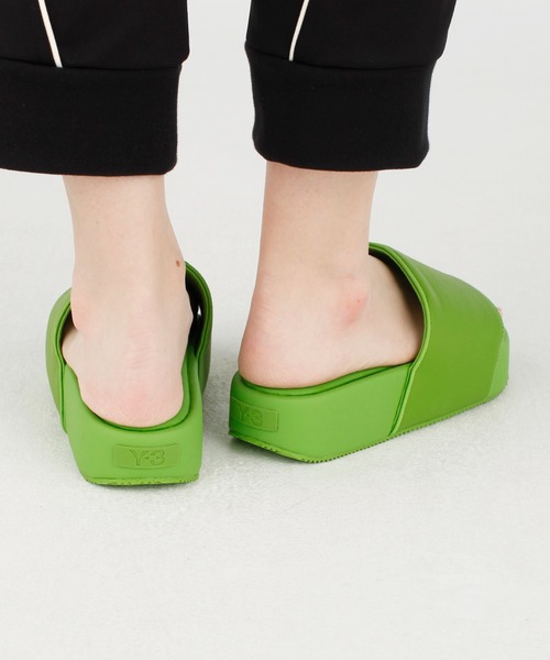 新品 Y-3 SLIDE ブラック/レッド 8 Y-3 SLIDE Y-3│Y-3 ワイスリー