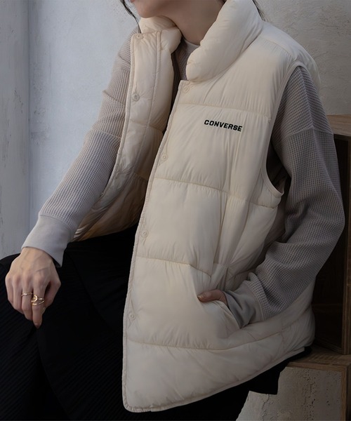 CONVERSE（コンバース） ダウンベスト ベスト ナイロン 防風 中綿