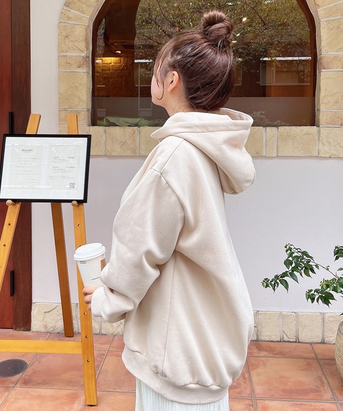 MIIA（ミーア） パーカー BIGサイズパーカー レディース : ZOZOTOWN