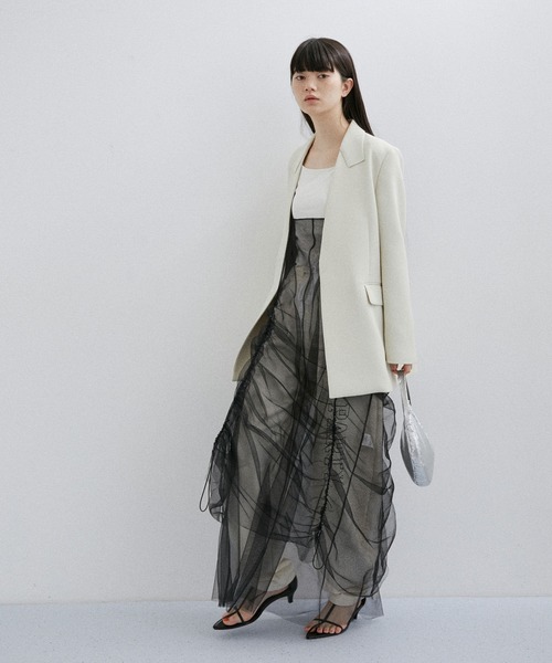 美品 ADAM ET ROPÉ ⭐︎ ドレス ワンピース ADAM ET ROPE' ワンピース 「逸品」ドロストリングチュール