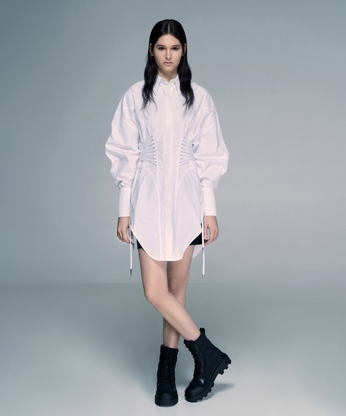 ナイロン パッフィーリジッドソールブーツ CHARLES ＆ KEITH ブーツ ナイロン パッフィーリジッドソール