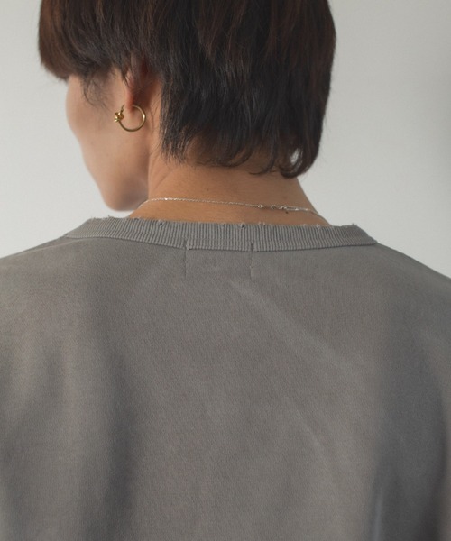 damage cut スウェット Camphor wood トレーナー スウェット damage fade processing cw logo