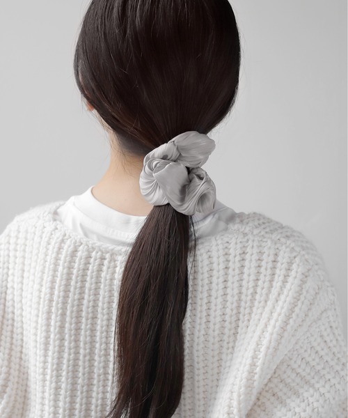 ANEMONE（アネモネ） シュシュ リンクルサテンシュシュ : ZOZOTOWN