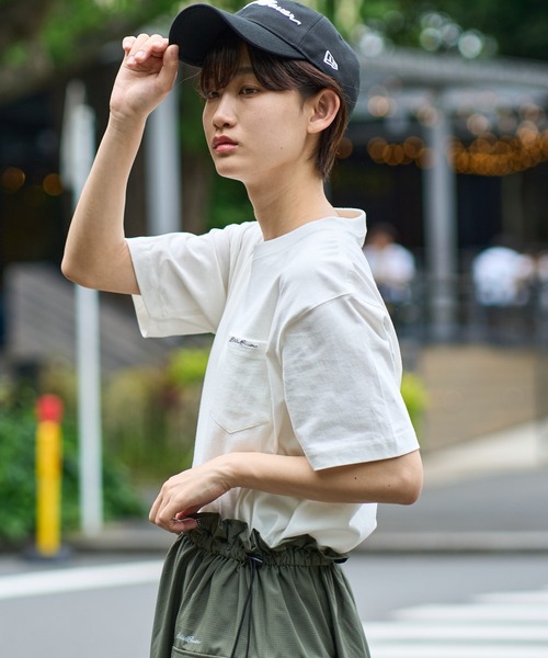Eddie Bauer tシャツ ロゴ刺繍 ポケット 半袖 Tシャツ メンズ