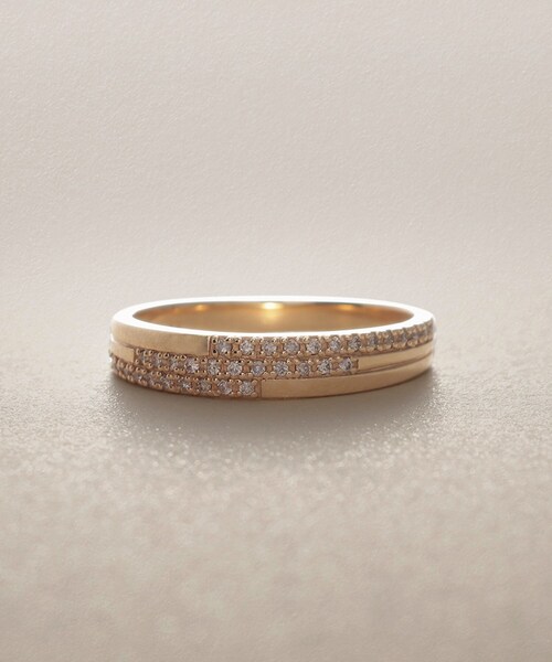 COCOSHNIK（ココシュニック） 指輪 リング K10ダイヤモンド