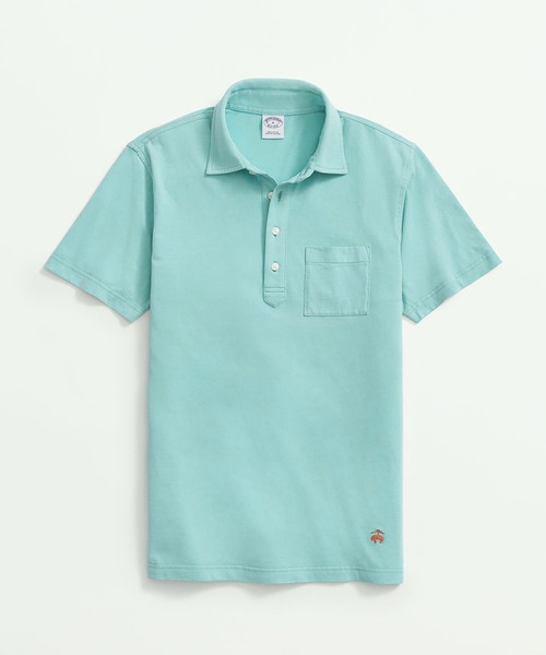 コットンジャージー ポロシャツ BROOKS BROTHERS ポロシャツ コットンジャージー ポケット