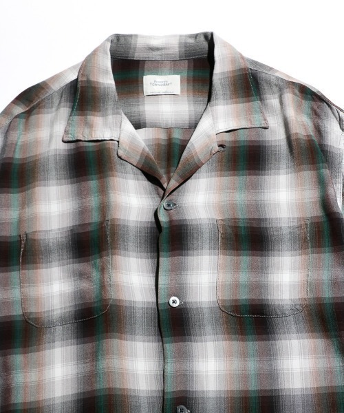 TOWNCRAFT シャツ / タウンクラフト 60S LOOP COLLAR SS SHIRTS