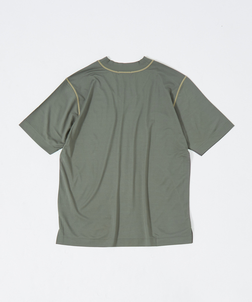 DESIGNWORKS（デザインワークス） tシャツ 重ねVネック 半袖T