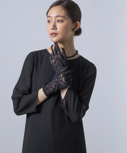 form forma 手袋 「慶弔両用」フォーマルレースグローブ/喪服