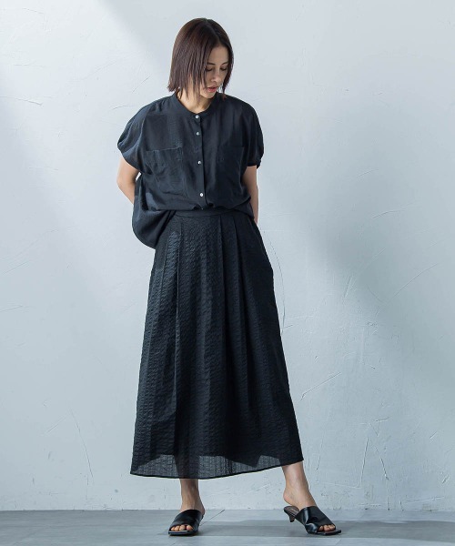 LAUTREAMONT（ロートレアモン） スカート オーガンジーリップル