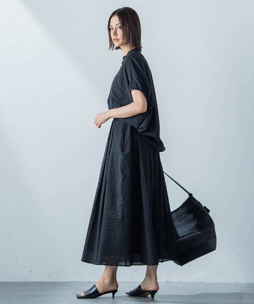 LAUTREAMONT（ロートレアモン） スカート オーガンジーリップル