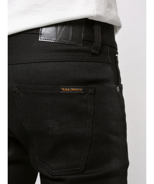 パンツ Nudie jeans Lean Dean Dry Black Selvage Nudie Jeans（ヌーディージーンズ） ジーンズ Lean Dean Dry Black
