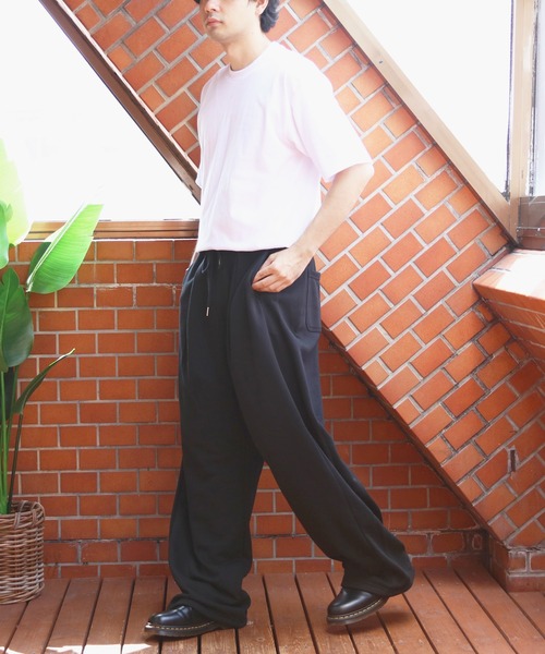 8（eight） スウェットパンツ ジャージ ダブルタック極太