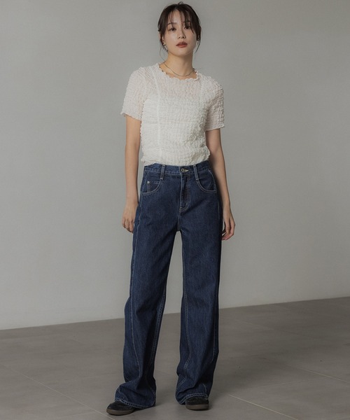 PUBLIC TOKYO（パブリックトウキョウ） tシャツ シャーリングハーフ