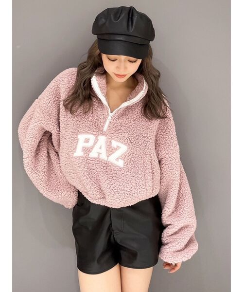 GYDA（ジェイダ） 帽子 キャスケット フェイクレザーbrimキャスケット