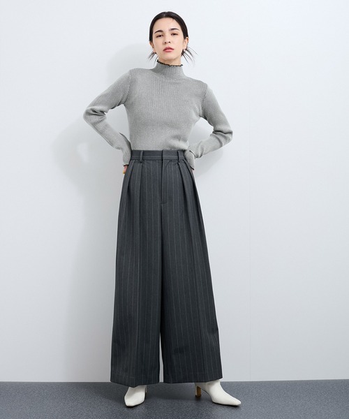 LE CERCLE par rope' ニット セーター メランジタートルニット