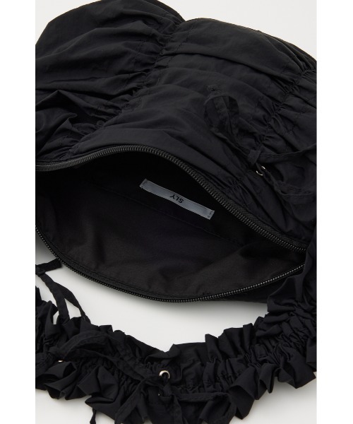 SLY ショルダーバッグ バッグ SHIRRING RIBBON NYLON BAG
